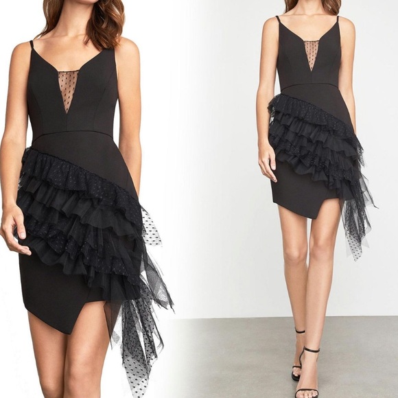 BCBGMaxAzria Dresses Bcbg Black Cocktail Dress Poshmark
